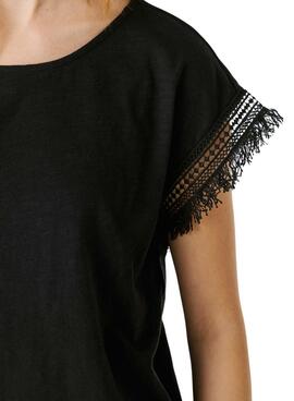 Camiseta Pepe Jeans Nain negro para mujer