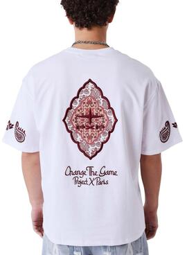 Camiseta Project x Paris Evasion blanca para hombre