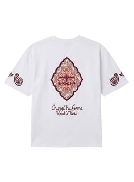Camiseta Project x Paris Evasion blanca para hombre