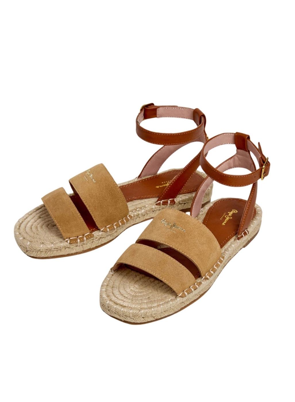 Sandalias Pepe Jeans Auri beige para mujer