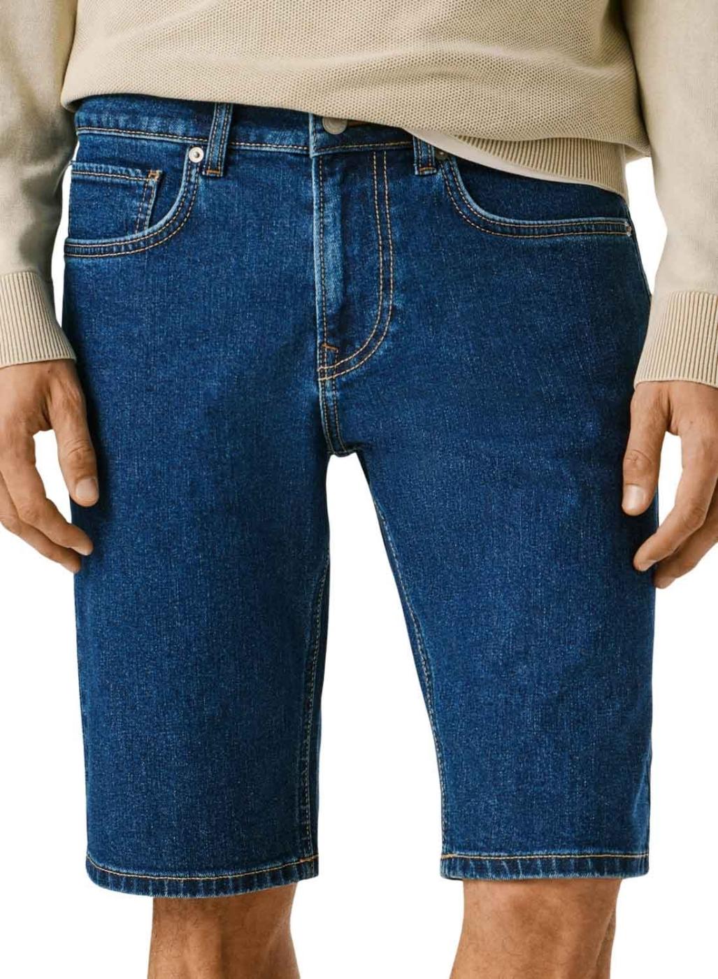 Bermudas largas Pepe Jeans Cash azul oscuro para hombre
