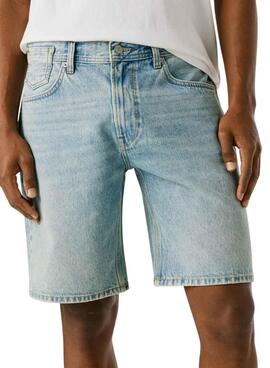 Bermudas Pepe Jeans Tom denim claro para hombre
