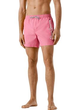Bañador Pepe Jeans Logo rosa para hombre