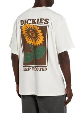 Camiseta Dickies Sunflower blanco para hombre