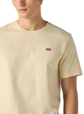 Camiseta Levis Original amarillo para hombre