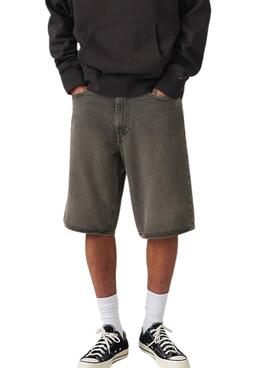 Shorts Denim Levis 478 Baggy negro para hombre