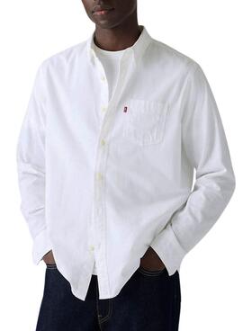 Camisa Levis Sunset Pocket blanco para hombre