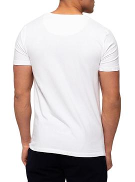 Pack Camisetas Superdry Slim Blanco Hombre