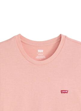 Camiseta Levis Original rosa para hombre
