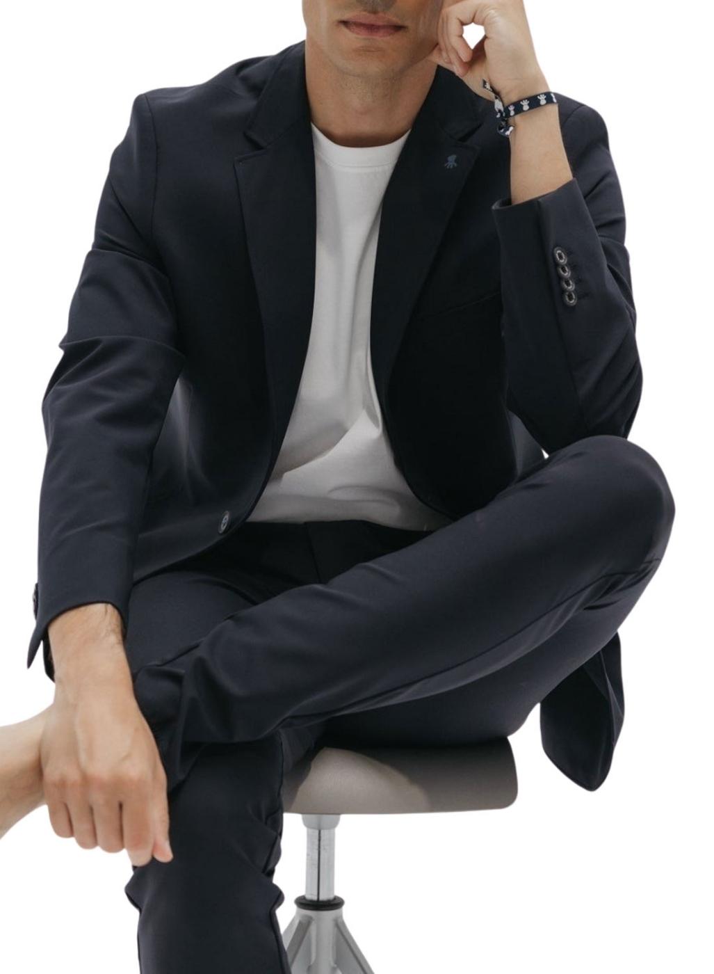 Americana El Pulpo técnica ultraligera azul marino para hombre