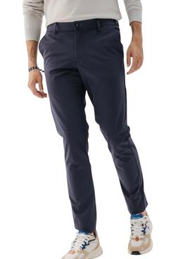 Pantalón El Pulpo técnico ultraligero azul marino para hombre