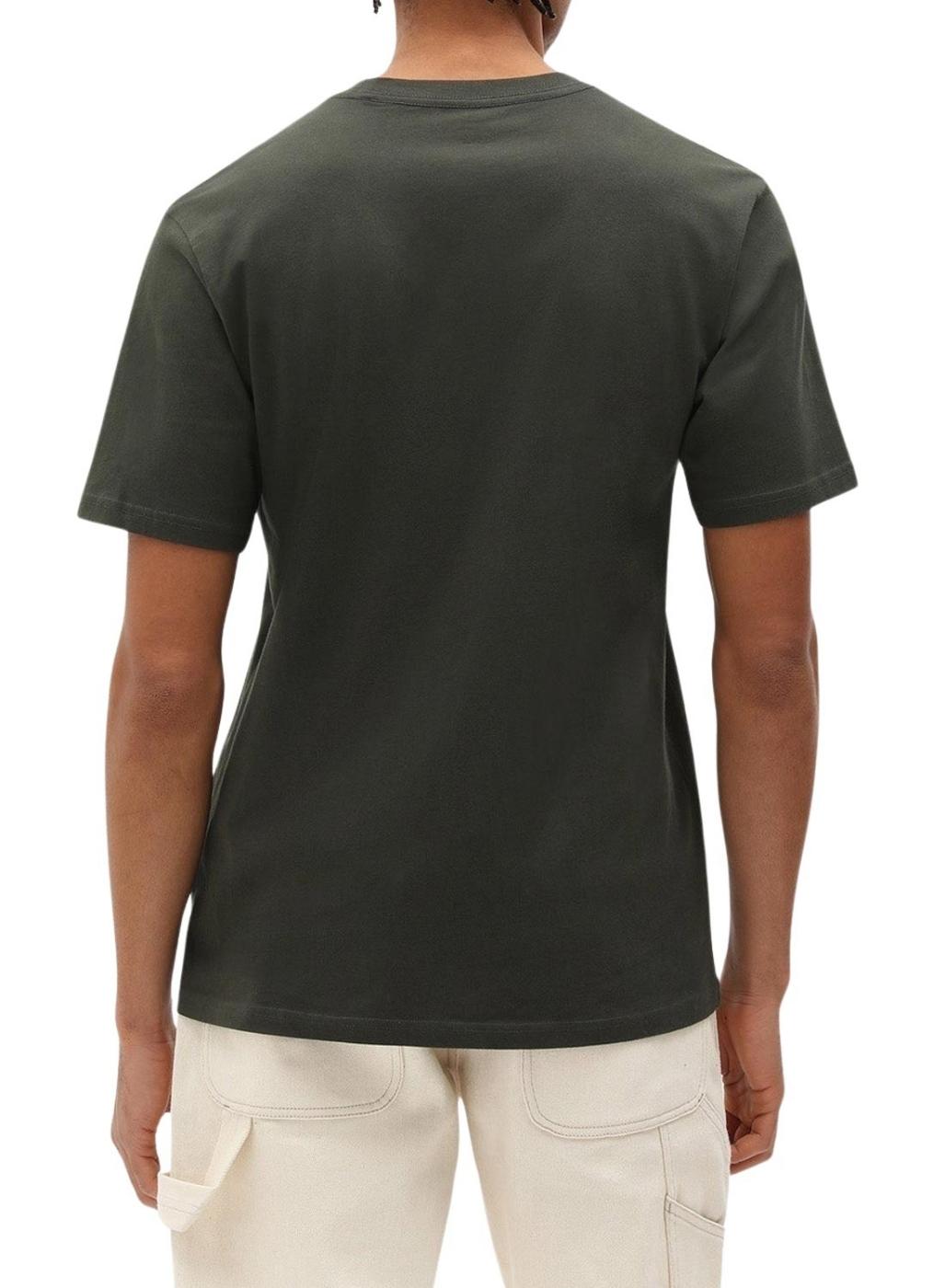 Camiseta Dickies Mapleton verde para hombre