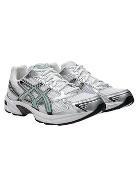 Zapatillas Asics Gel 1130 blanco y turquesa para mujer