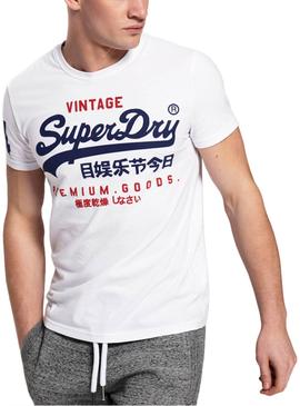 Camiseta Superdry Goods Duo Blanco Hombre