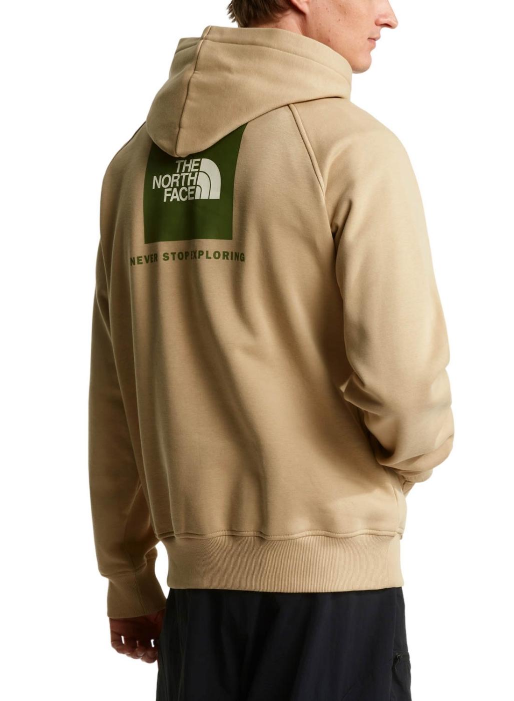 Sudadera The North Face Ranglan Box beige para hombre