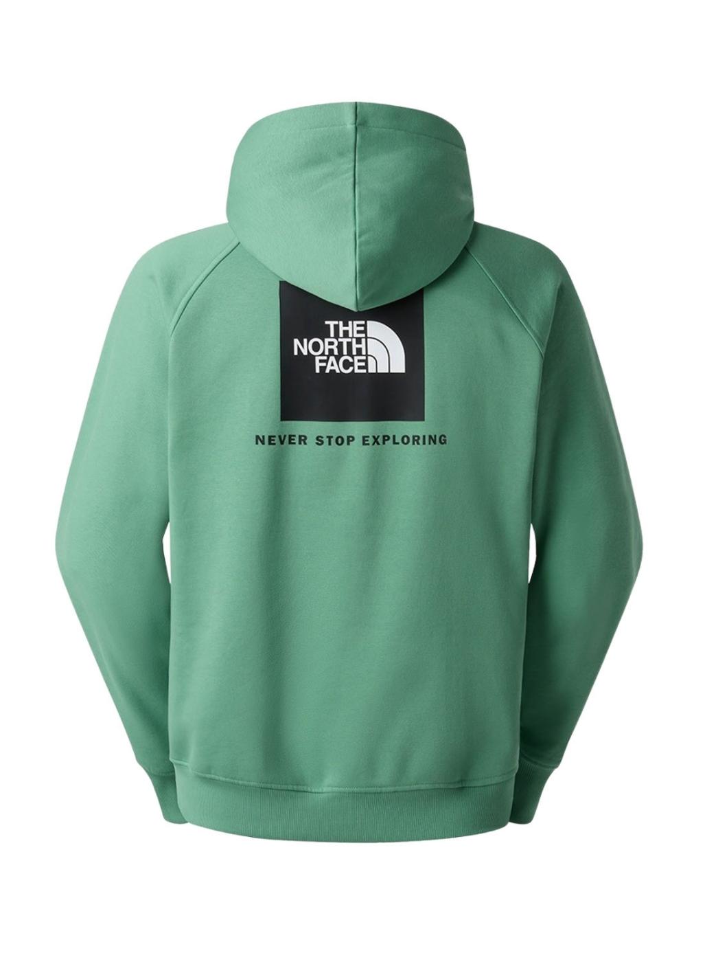 Sudadera The North Face Ranglan Box verde para hombre