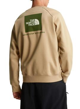 Sudadera The North Face Box beige para hombre
