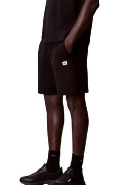 Bermudas Calvin Klein Jeans Badge negro para hombre