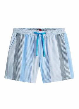 Bermudas Tommy Jeans Stripe azul para hombre