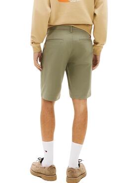 Bermudas Tommy Jeans Scanton verde para hombre