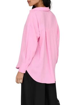 Camisa Only Zazima rosa para mujer