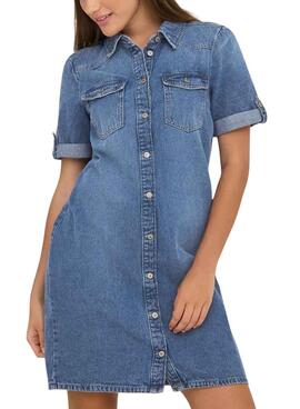 Vestido Only vaquero Lisa lavado medio para mujer