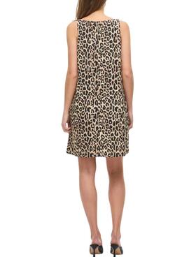 Vestido Vila Viprisilla print leopardo para mujer