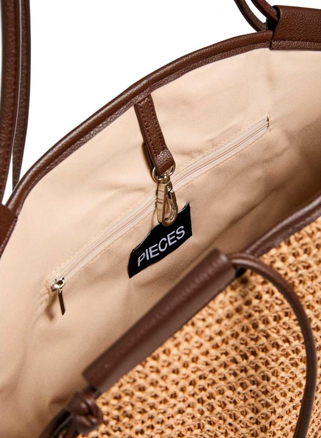 Bolso Pieces Ballan Baga beige para mujer