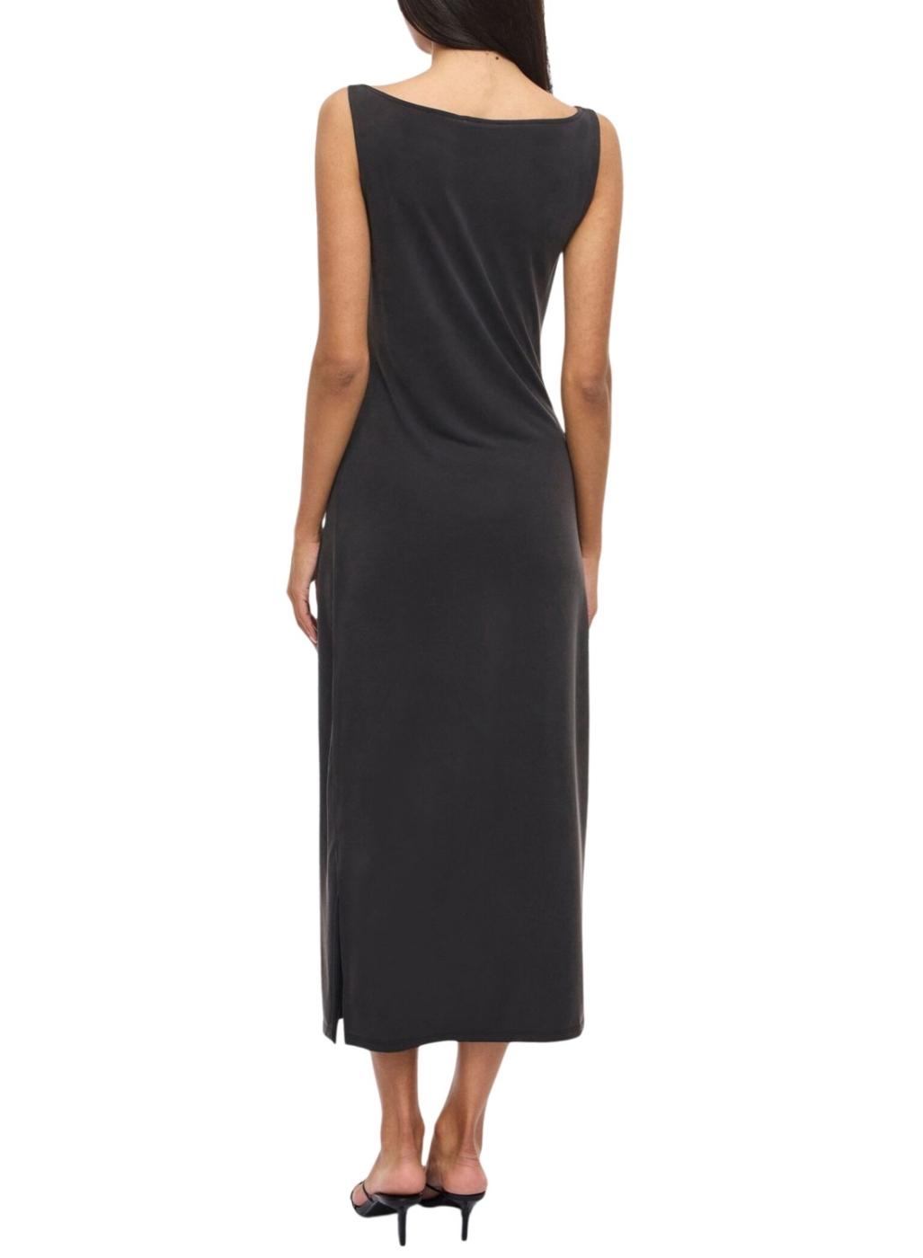 Vestido Vila Modala negro para mujer