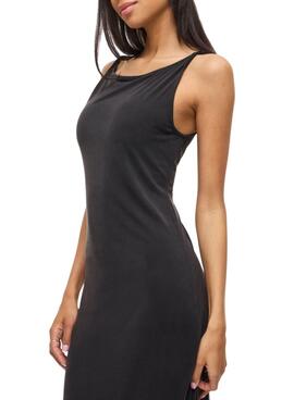 Vestido Vila Modala negro para mujer