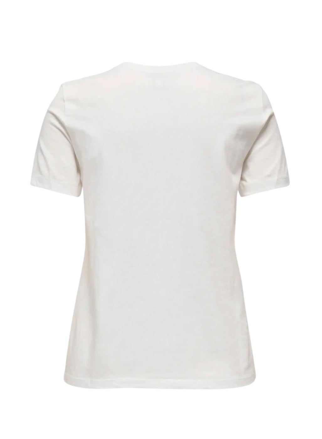 Camiseta Only Lenja blanco para mujer