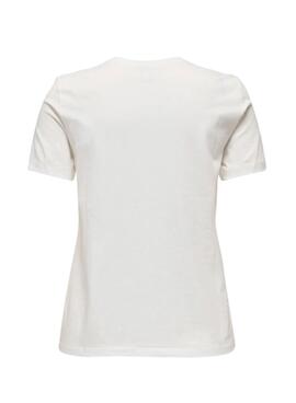 Camiseta Only Lenja blanco para mujer