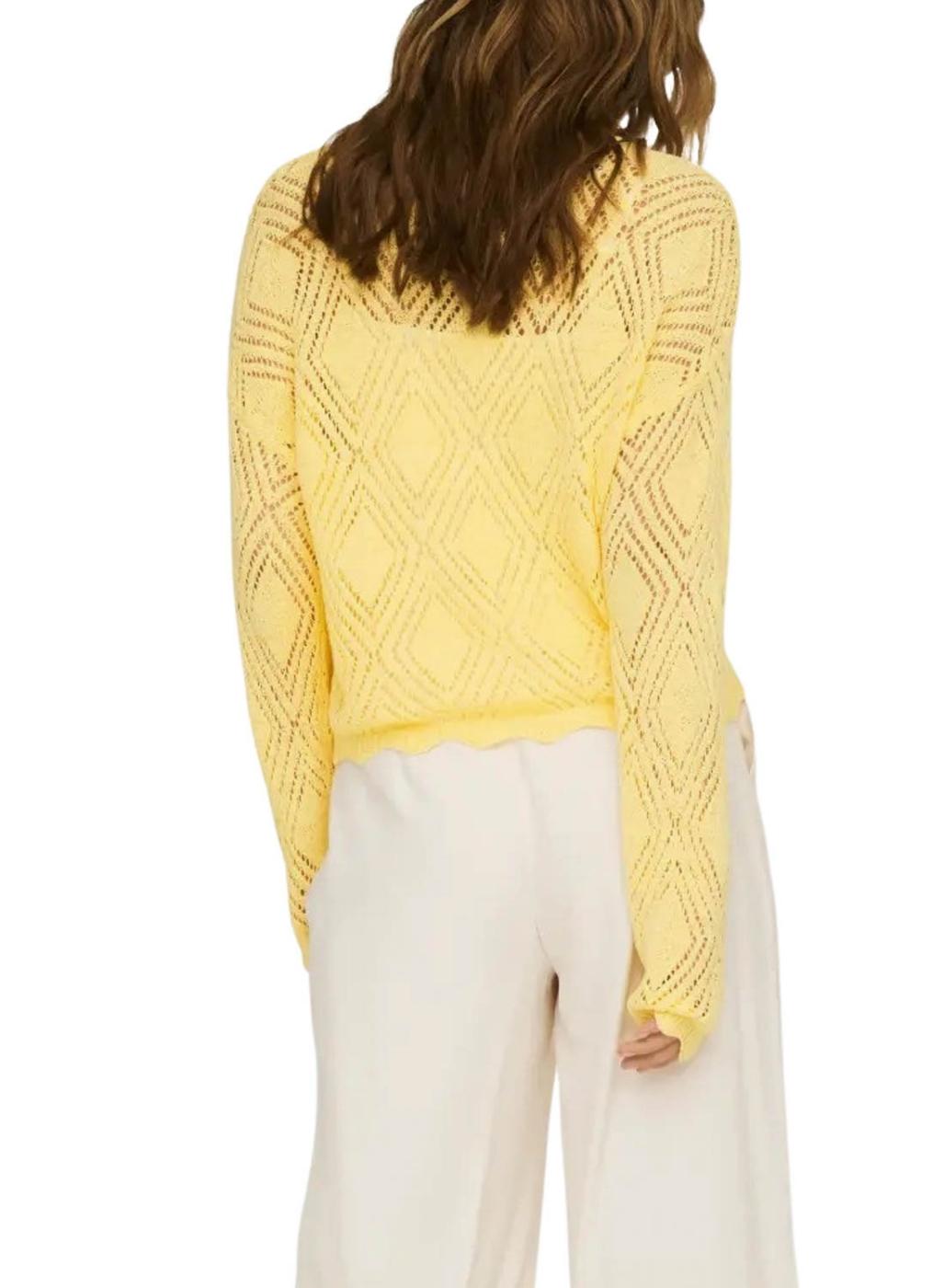 Jersey Only Pamela amarillo para mujer