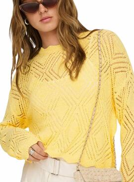 Jersey Only Pamela amarillo para mujer