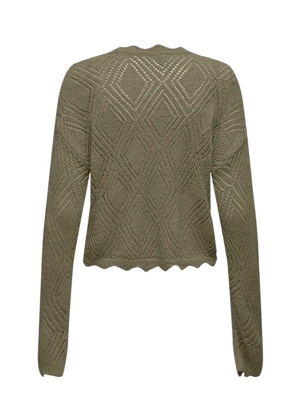 Jersey Only Pamela verde para mujer