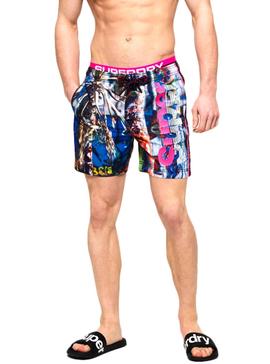 Bañador Superdry Photographic Volley Multi Hombre