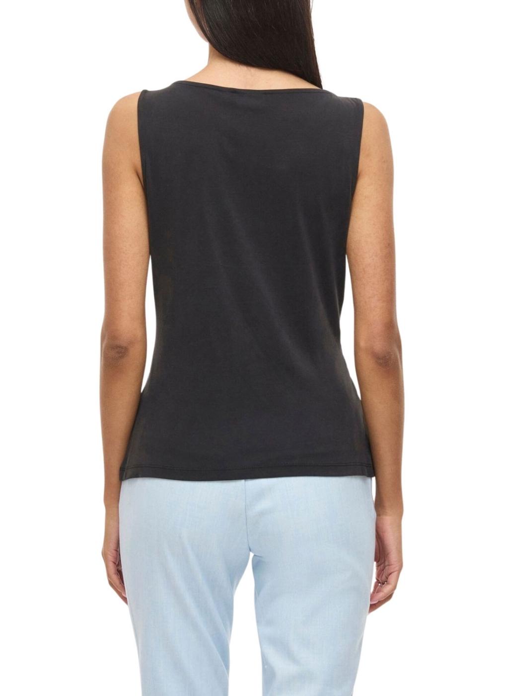 Top Vila Modala negro para mujer