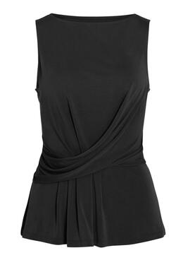 Top Vila Modala negro para mujer