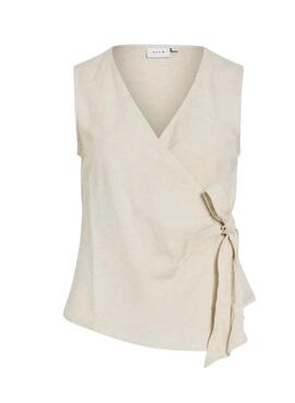 Top Vila Prisilla blanco para mujer