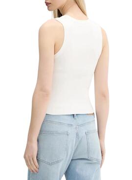 Camiseta Tommy Jeans Tank blanco para mujer