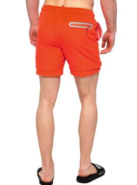 Bañador Superdry Water Polo Naranja Hombre