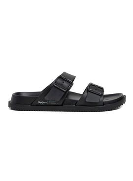Sandalias Pepe Jeans Ocean Brand negro para hombre