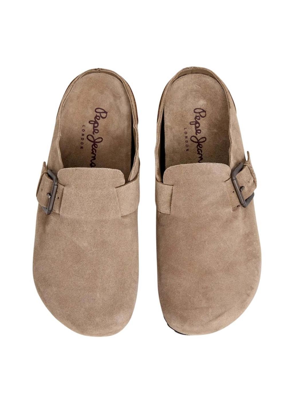 Zuecos Pepe Jeans Corby beige para hombre