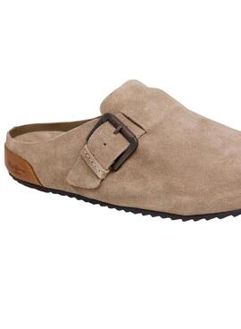 Zuecos Pepe Jeans Corby beige para hombre