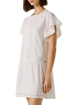 Vestido Pepe Jeans Destin blanco para mujer