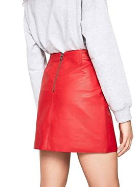 Falda Pepe Jeans Henar Rojo Mujer