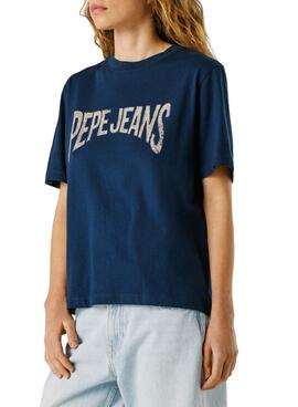 Camiseta Pepe Jeans Maca azul para mujer