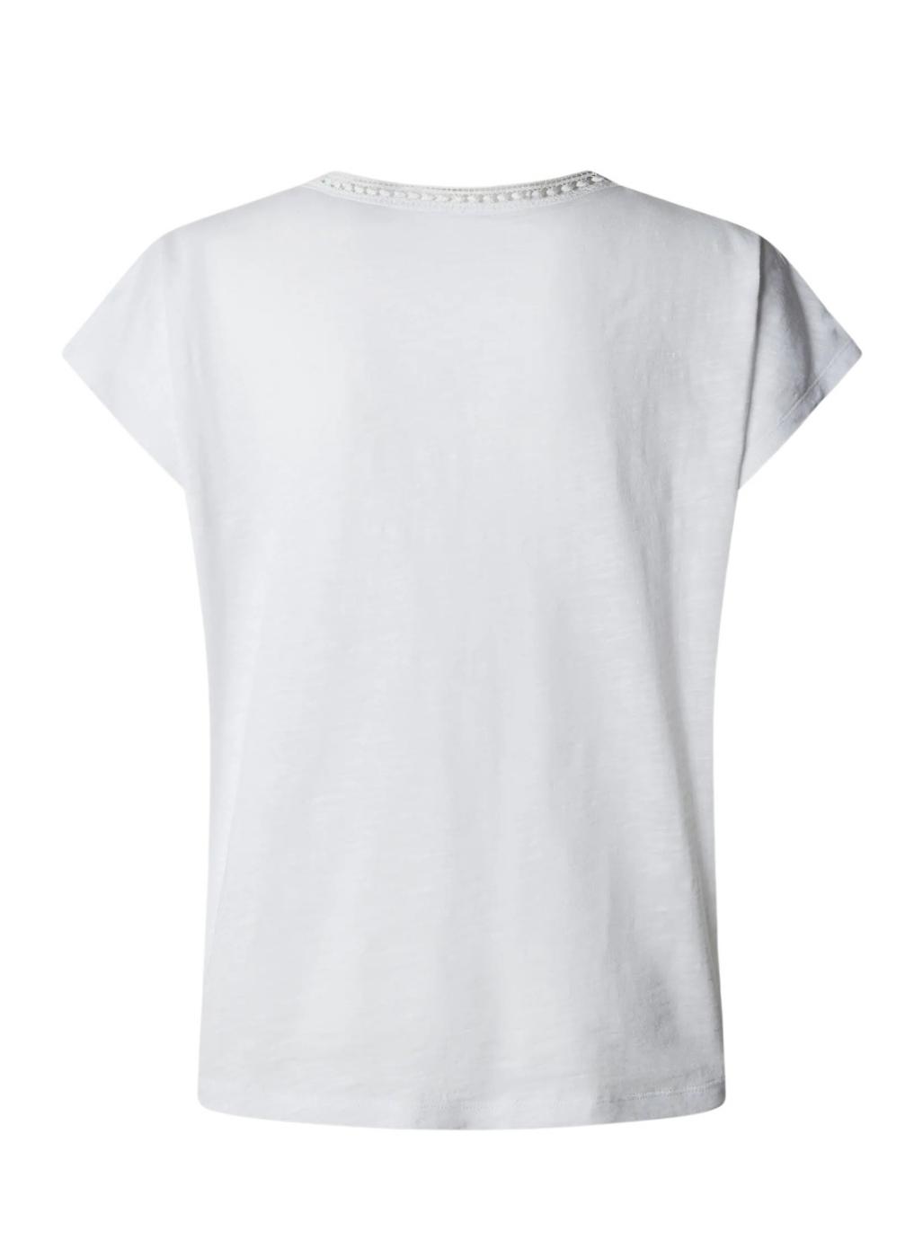 Camiseta Pepe Jeans Mila blanco para mujer