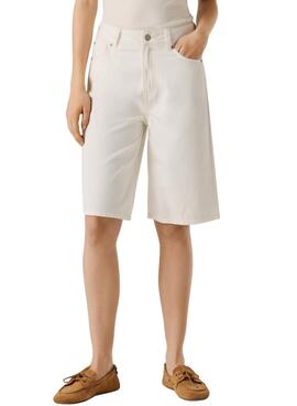 Bermudas Pepe Jeans Lexa blanco para mujer
