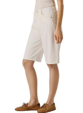 Bermudas Pepe Jeans Lexa blanco para mujer